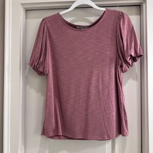 Green Envelope Bubble Sleeve Top